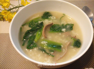 猪肝菠菜粥的做法步骤：6