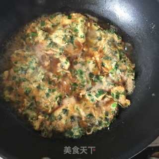 韭菜炒鸡蛋的做法步骤：7