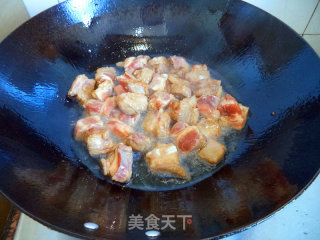 豌豆焖排骨的做法步骤：3
