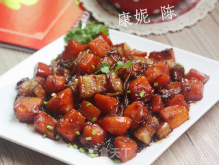木瓜红烧肉的做法步骤：14