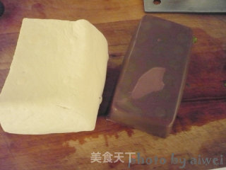 鸳鸯豆腐的做法步骤：1