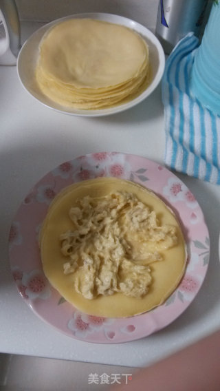 榴莲千层可丽饼的做法步骤：9