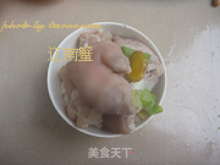 腊肉炖猪手的做法步骤：5