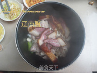 腊肉炖猪手的做法步骤：6