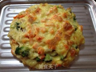 简单披萨随意做的做法步骤：9