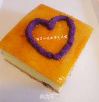 【紫薯乳酪蛋糕】紫气东来----祝大家吉祥如意的做法步骤：14