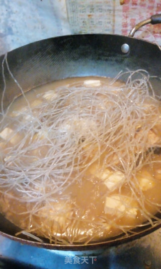豆腐粉条大鱼汤的做法步骤：8