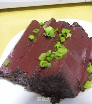 葱花血豆腐的做法步骤：5