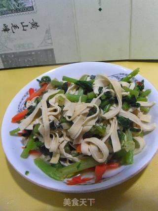 干豆腐小炒的做法步骤：8