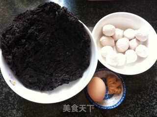 紫菜肉丸汤的做法步骤：1