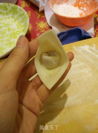 猪肉大葱馅馄饨的做法步骤：9