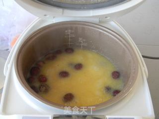 红枣玉米粥的做法步骤：5