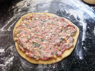 玉米猪肉大馅饼的做法步骤：12