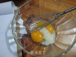 长颈鹿纹蛋糕卷的做法步骤：1