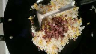 腊味蛋炒饭的做法步骤：4