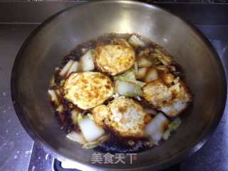 荷包蛋烧大白菜的做法步骤：10