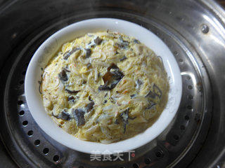 虾皮黑木耳蒸鸡蛋的做法步骤：12