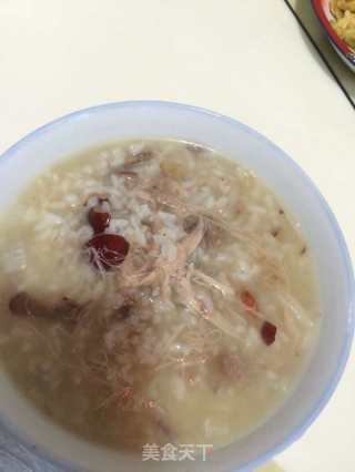 鸡丝红枣山药粥的做法步骤：4