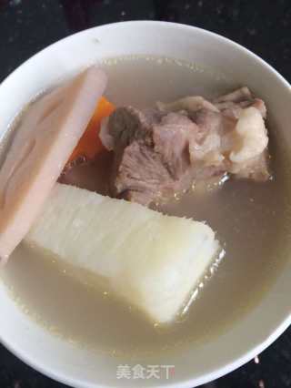 莲藕淮山汤的做法步骤：7