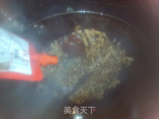 孜然鱿鱼炒饭的做法步骤：6