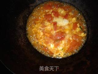 番茄滑蛋——低油瘦身餐单的做法步骤：7