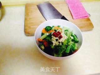 炝拌西兰花的做法步骤：5