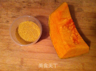 小米南瓜粥的做法步骤：1