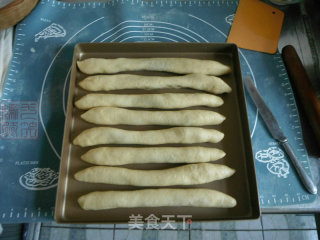 燕麦豆沙排包的做法步骤：11