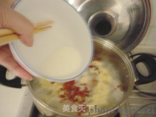 甜玉米马蹄羹的做法步骤：7