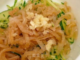 蜇皮黄瓜丝 ☆唬很大海蜇皮5的做法步骤：6