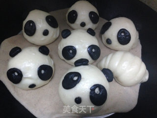 熊猫奶黄包——附无油奶黄馅做法的做法步骤：20