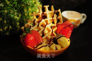 华夫饼的做法步骤：9