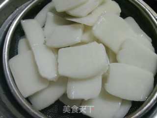 时蔬炒年糕的做法步骤：4