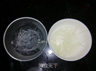 黑白芝麻豆腐的做法步骤：2