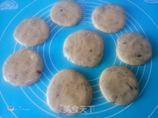 蓝莓黄豆面贴饼子的做法步骤：7