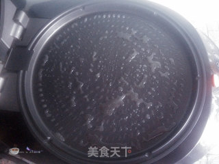 蓝莓黄豆面贴饼子的做法步骤：8