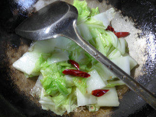 羊肉炒白菜的做法步骤：6