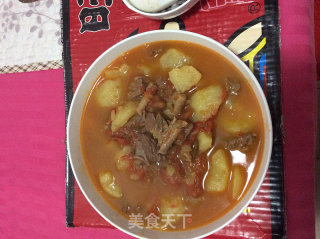 牛腩炖西红柿土豆的做法步骤：13