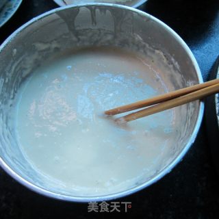 果汁韭菜饼的做法步骤：6