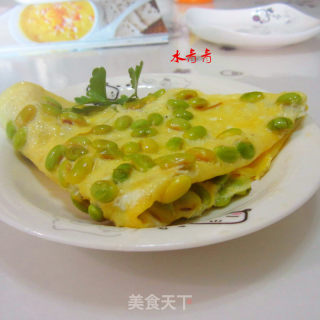 黄豆鸡蛋饼的做法步骤：10