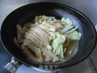 干豆腐白菜条的做法步骤：5