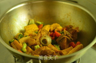 玉米烧大骨的做法步骤：10