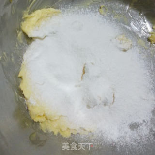 抹茶杏仁饼干——下午茶好吃点的做法步骤：2