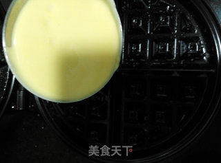 草莓华夫饼的做法步骤：7