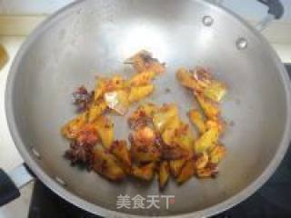 香莴笋烧蛙腿的做法步骤：7