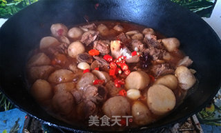 排骨炒芋艿儿的做法步骤：12