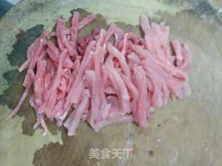 青椒肉丝的做法步骤：4