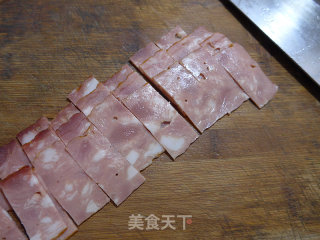 培根炒白菜的做法步骤：2