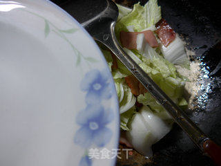 培根炒白菜的做法步骤：5