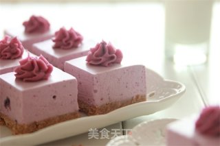 【番茄配方】紫薯冻芝士——妖娆午后的精致选择的做法步骤：15
